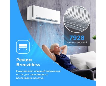 Настенная сплит-система Midea серии Breezeless E MSFE-09N8D6-I/MSFE-09N8D6-O