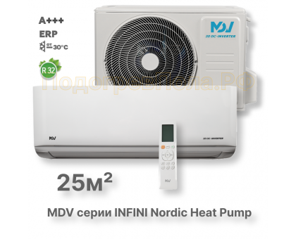 Инверторная сплит-система MDV серия INFINI Nordic Heat Pump MDSAN-09HRFN8 / MDOAN-09HFN8