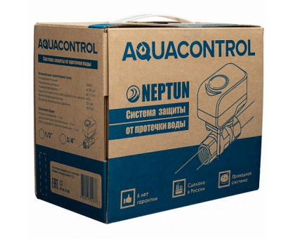 Защита от протечки воды Neptun Aquacontrol 1/2