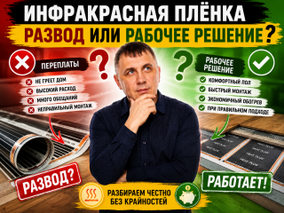 Инфракрасная плёнка — развод или рабочее решение?